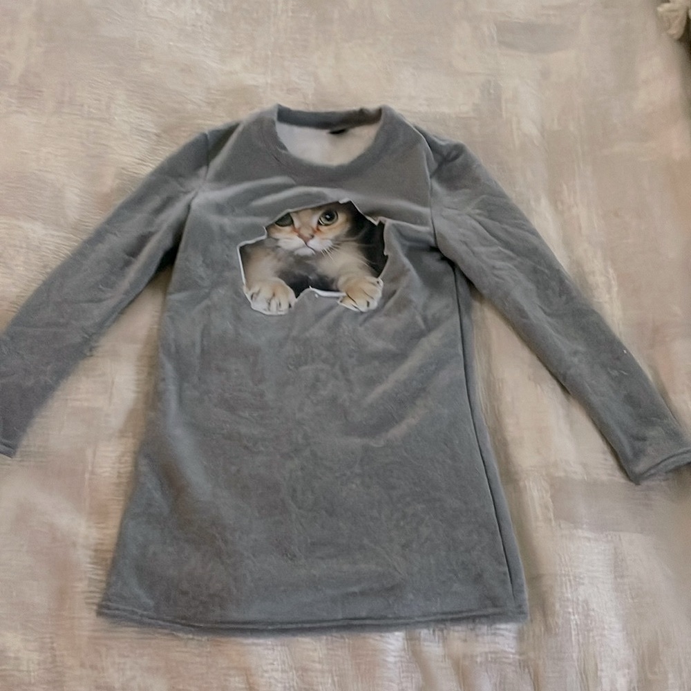Cozy Sherpa lined crewneck